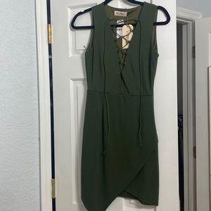 Olive green dress from LF